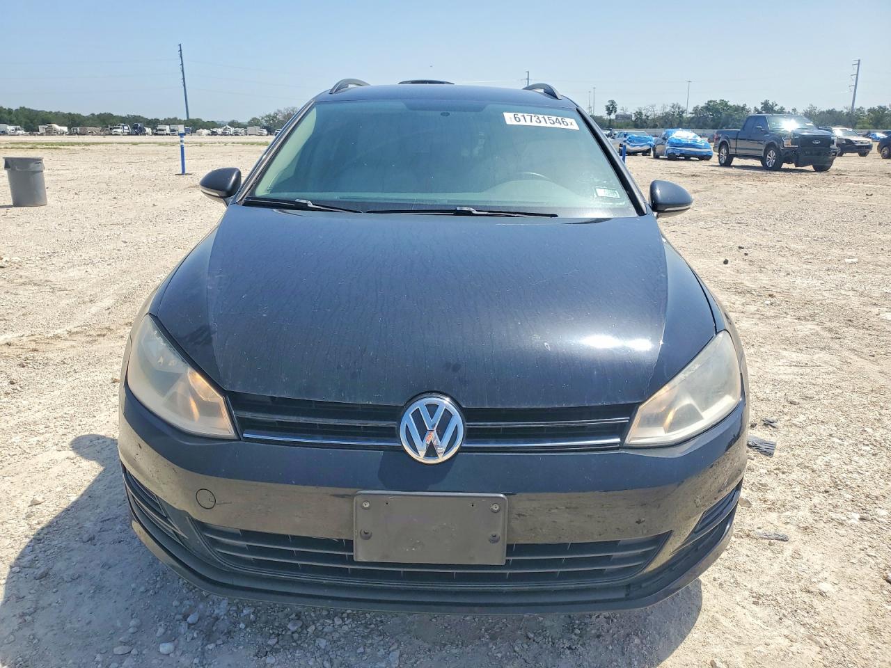 2015 Volkswagen Golf Sportwagen Tdi S Black vin: 3VWCA7AU3FM504484