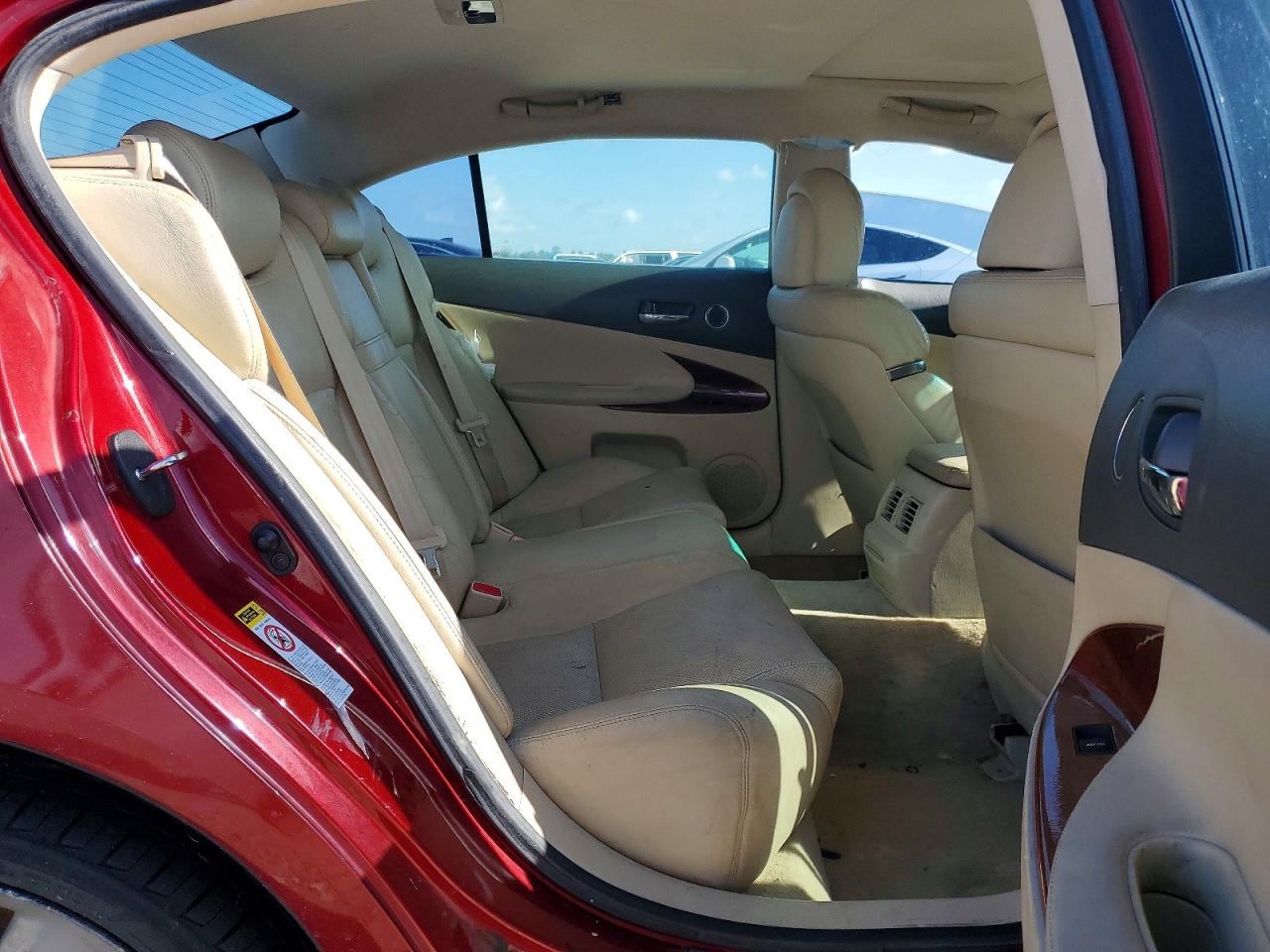 2010 Lexus Gs 350 Red vin: JTHBE1KS4A0047336