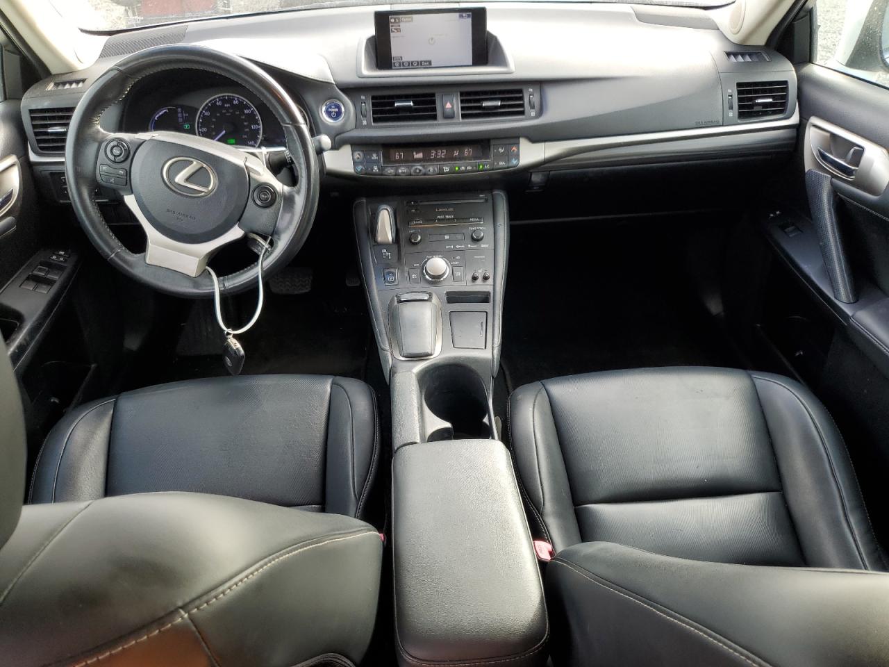 2014 Lexus Ct 200 White vin: JTHKD5BH6E2180303