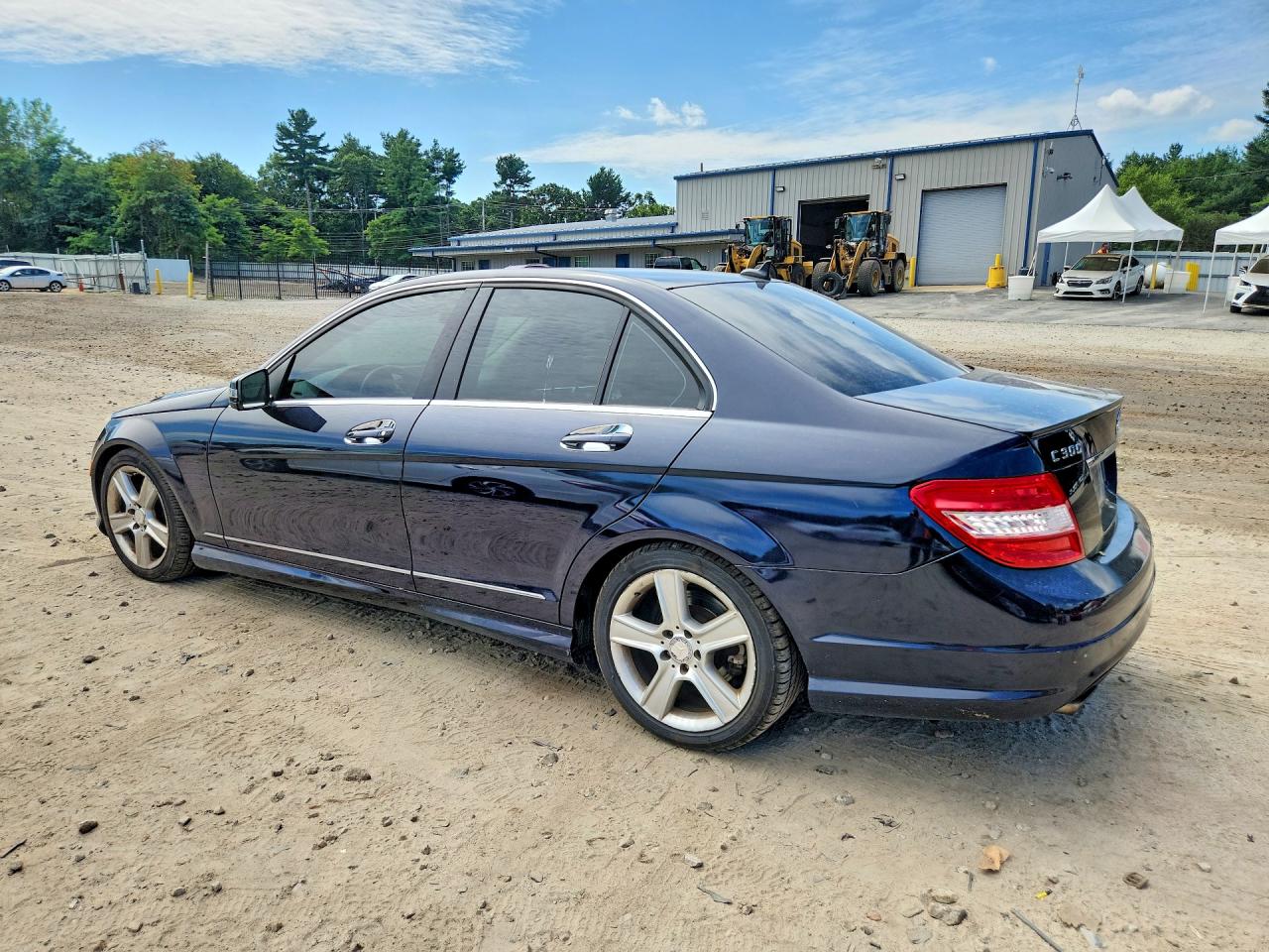 2010 Mercedes-benz C 300 4matic Blue vin: WDDGF8BB9AF475130
