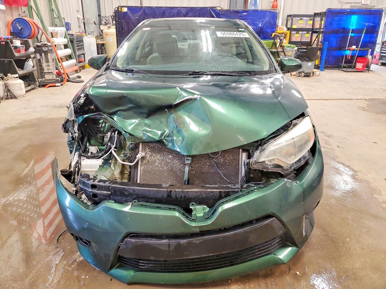 2014 Toyota Corolla Le Green vin: 5YFBURHE2EP104102