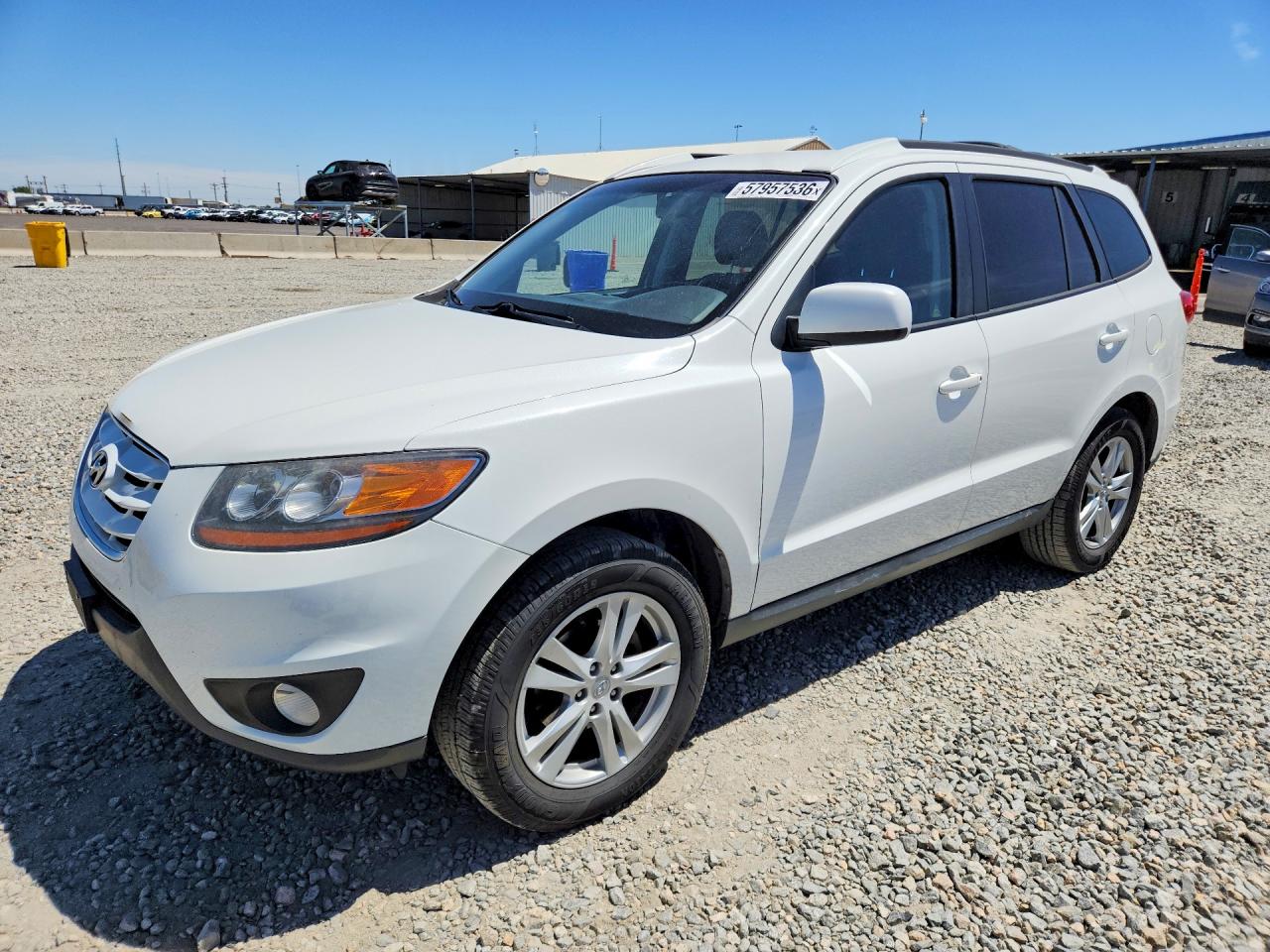 2010 Hyundai Santa Fe Se White vin: 5NMSH4AG9AH397195