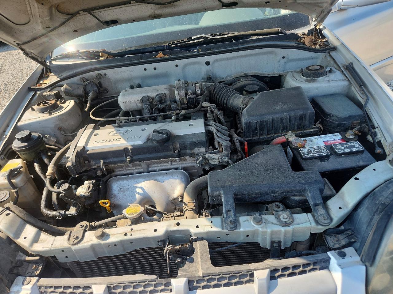 2005 Hyundai Accent Gls Silver vin: KMHCG45C05U578484