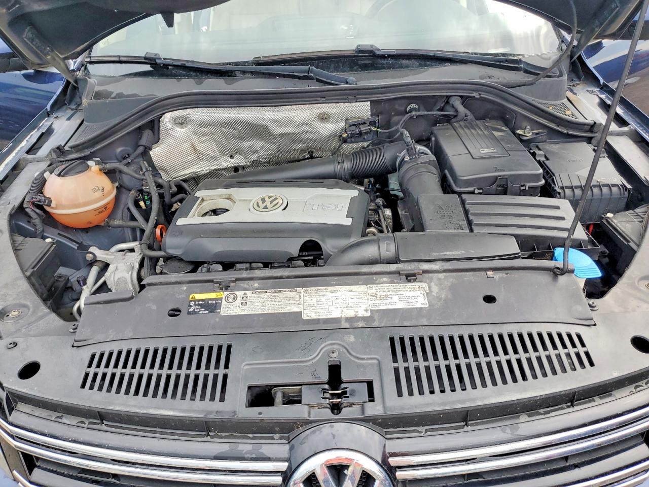 2013 Volkswagen Tiguan S Blue vin: WVGBV3AXXDW561117