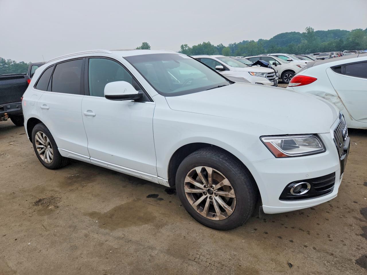 2014 Audi Q5 Premium Plus White vin: WA1LFAFP8EA027772