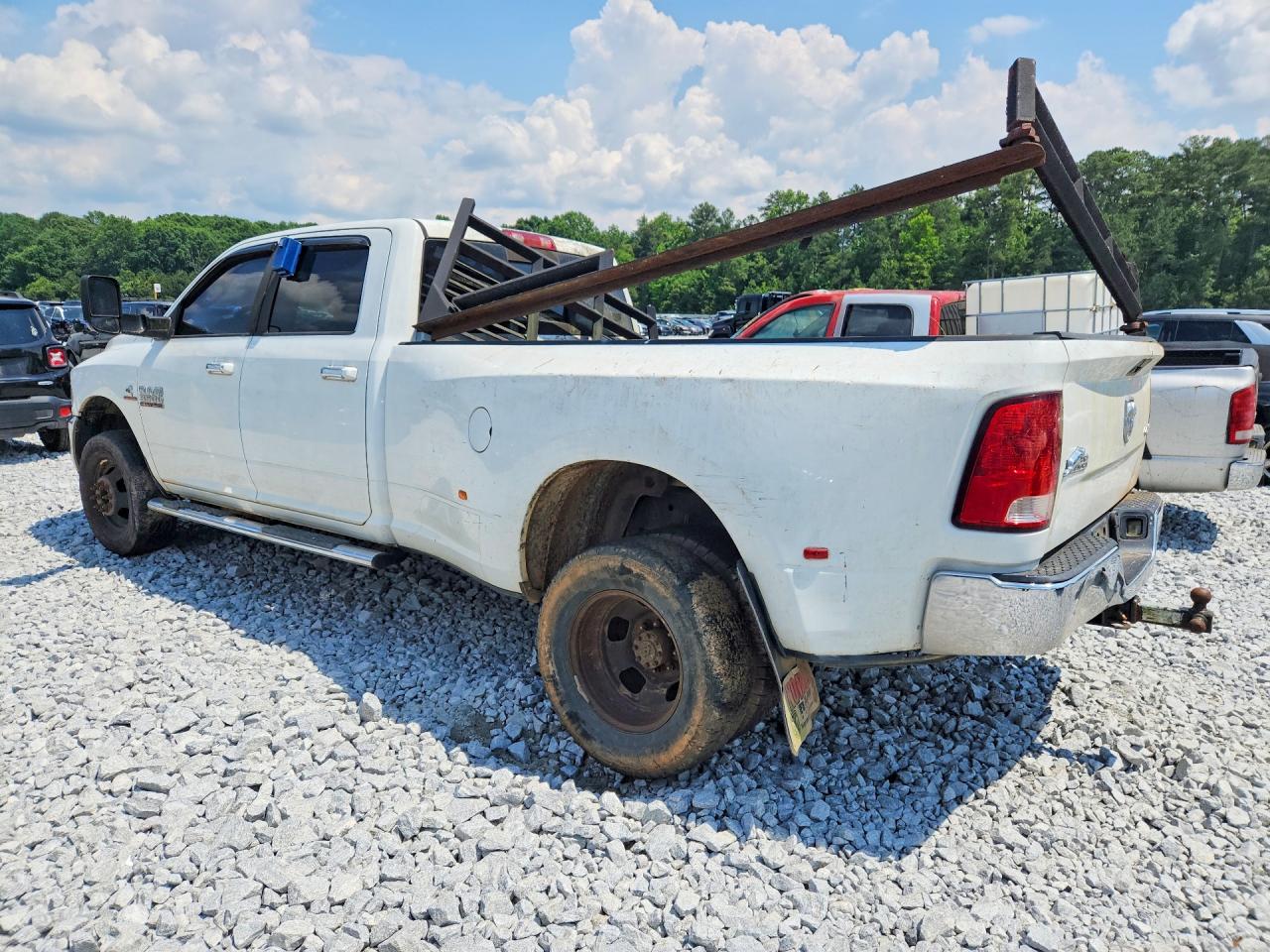 2013 Ram 3500 Slt White vin: 3C63RRHL2DG616278