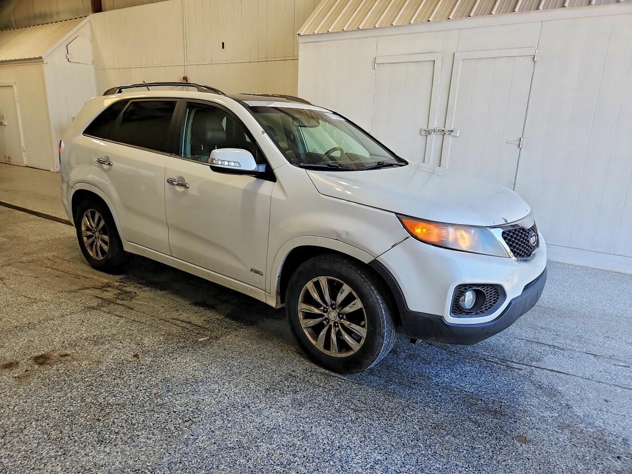 2013 Kia Sorento Sx White vin: 5XYKWDA22DG381641