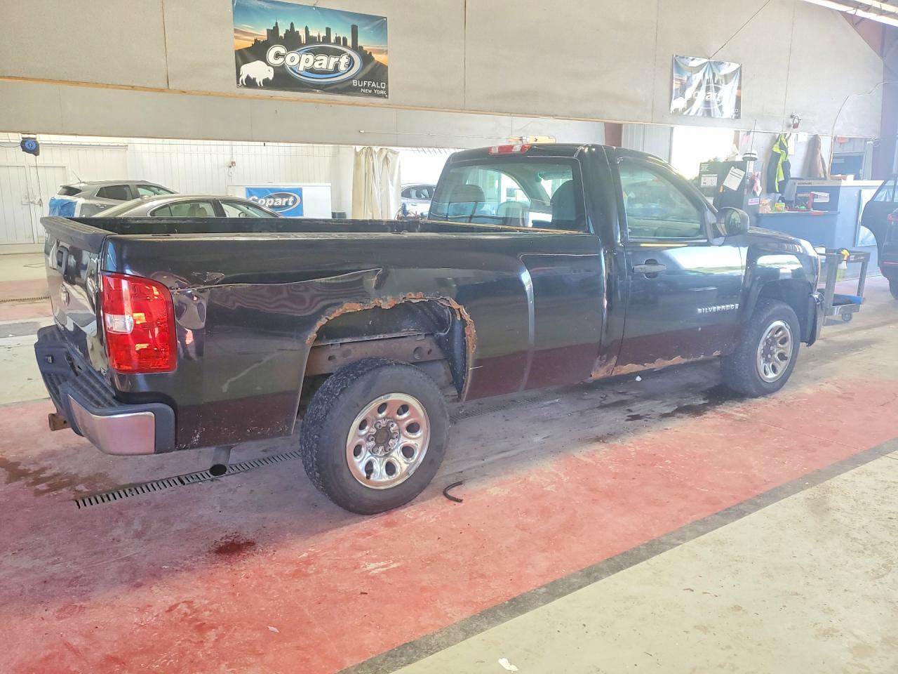 2008 Chevrolet Silverado C1500 Black vin: 1GCEC14X38Z313254