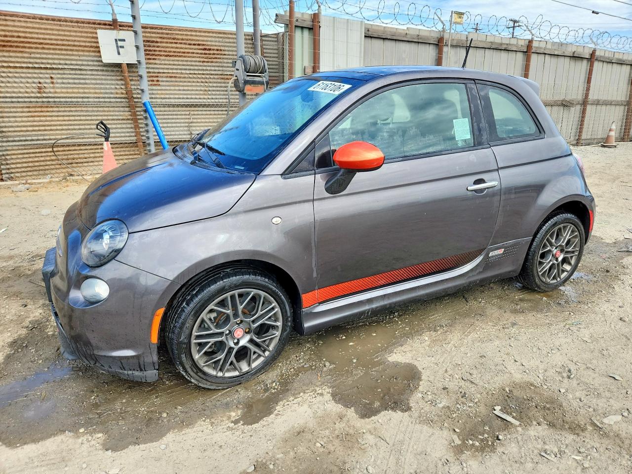 2014 Fiat 500 Electric Серый vin: 3C3CFFGE8ET208576