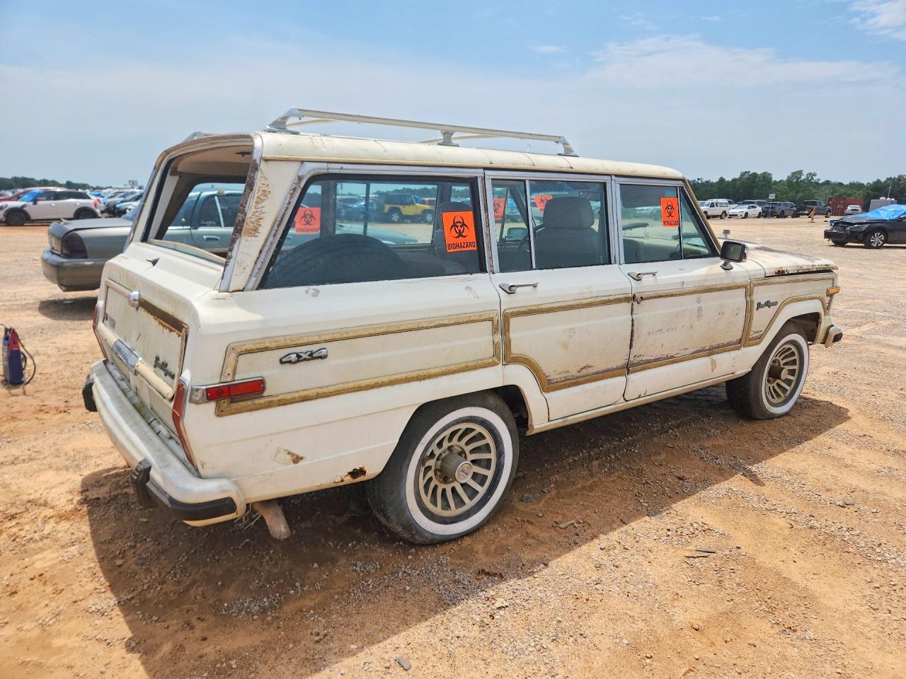 1991 Jeep Grand Wagoneer Белый vin: 1J4GS5872MP801320