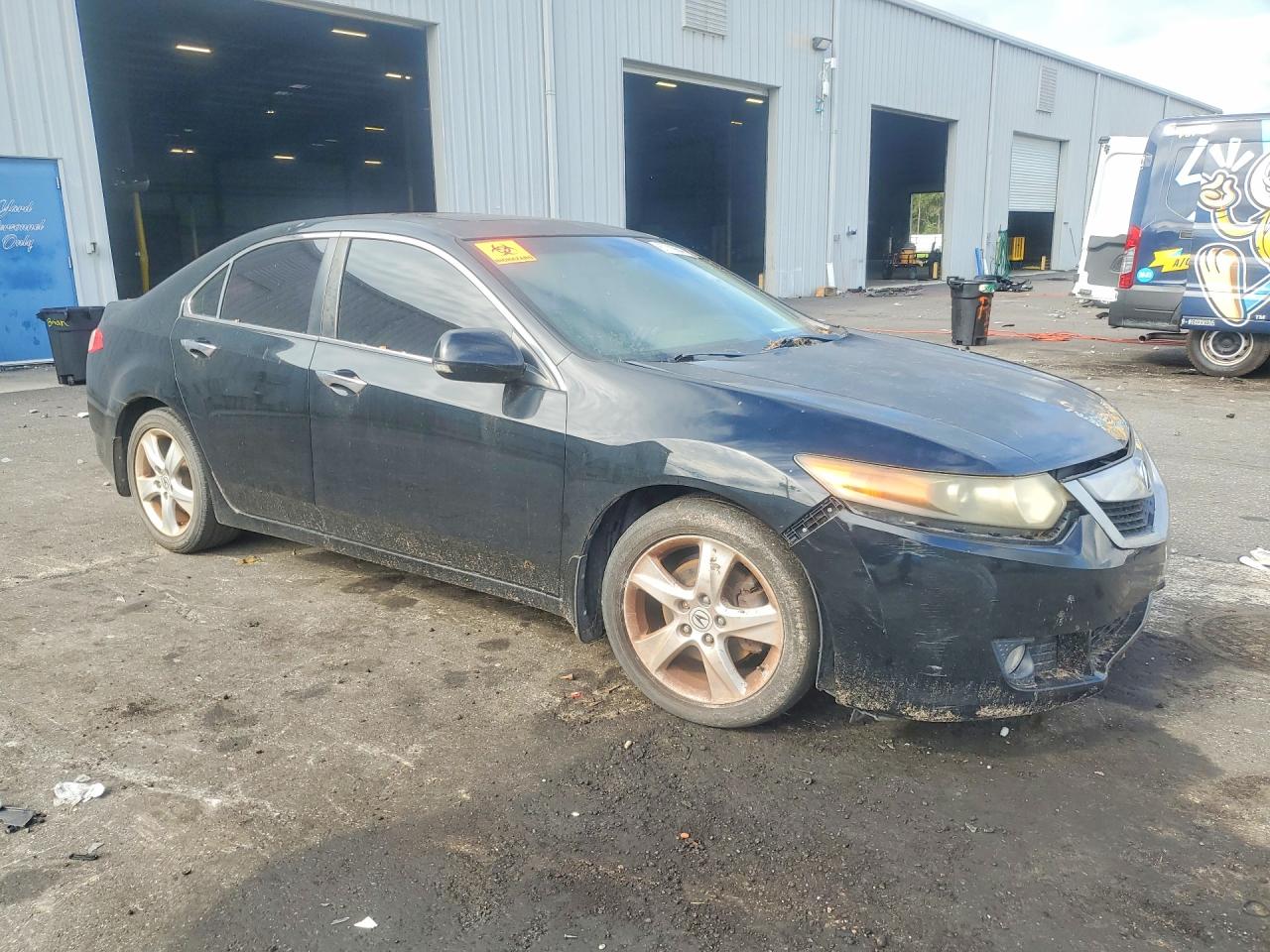 2010 Acura Tsx Black vin: JH4CU2F68AC028488
