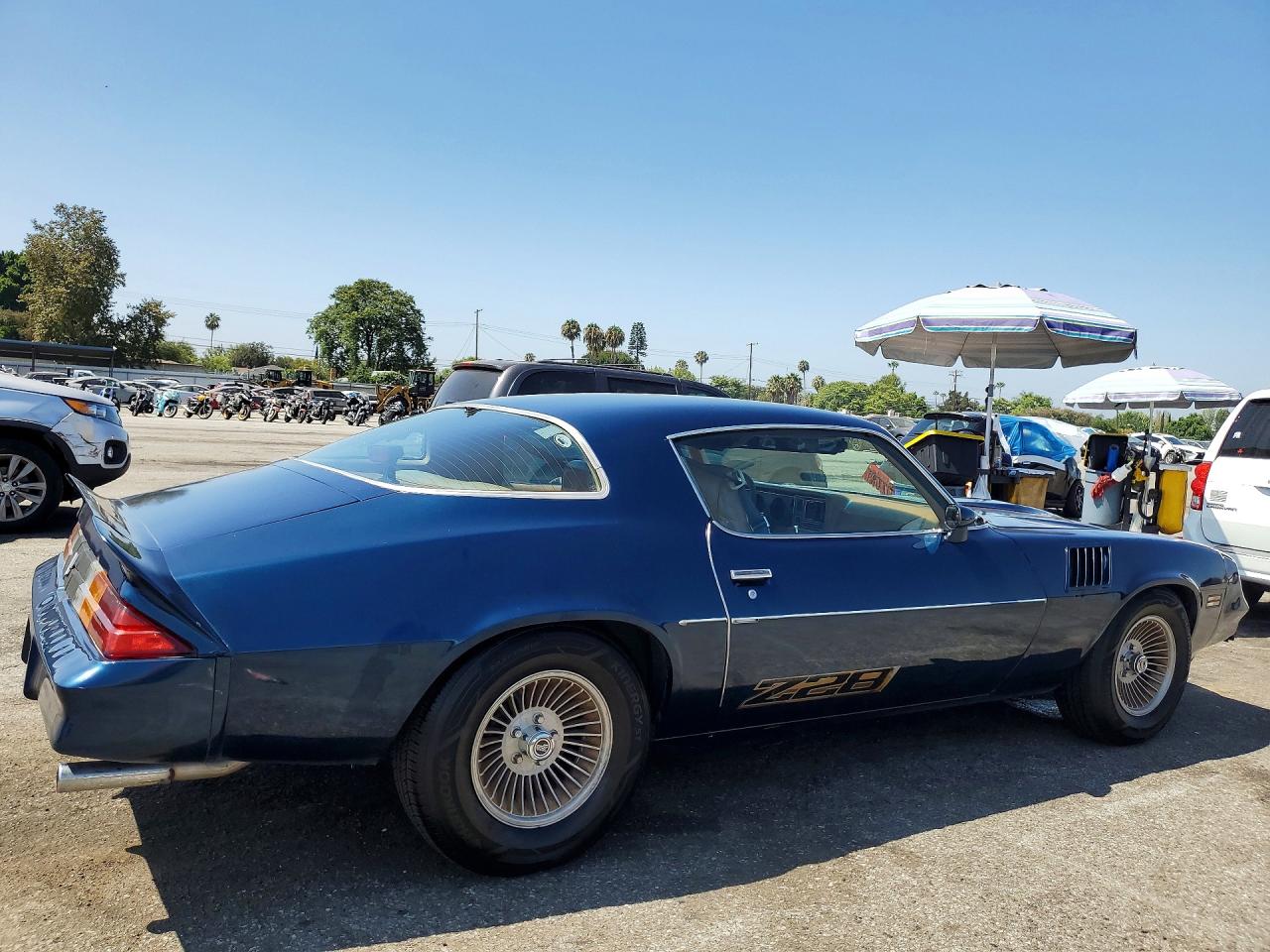 1979 Chevrolet Z28 Blue vin: 1Q87L9L565103