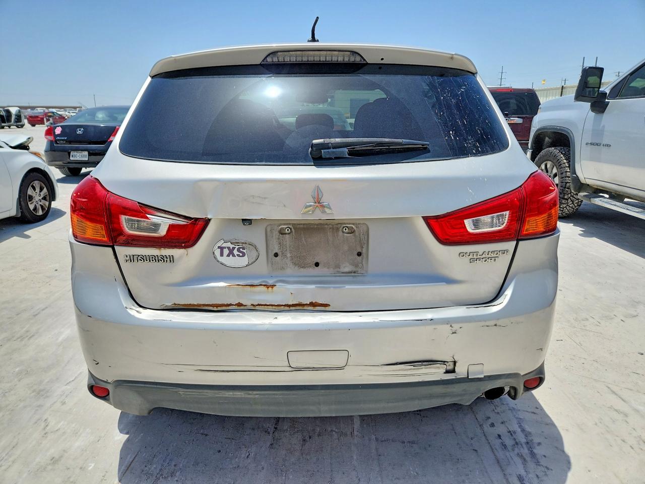 2014 Mitsubishi Outlander Sport Se Silver vin: 4A4AP4AU4EE019503