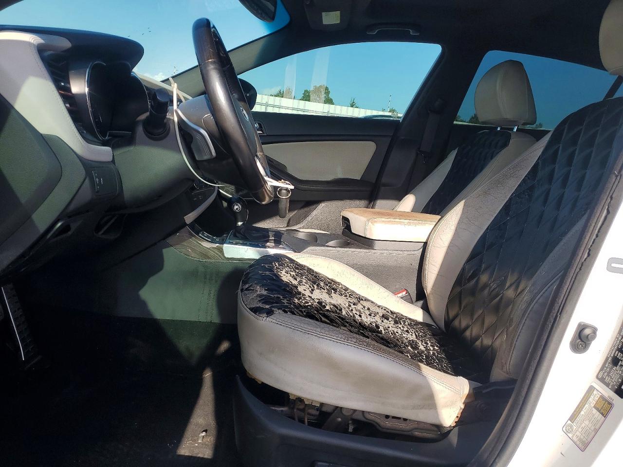 2013 Kia Optima Sx White vin: 5XXGR4A65DG093357