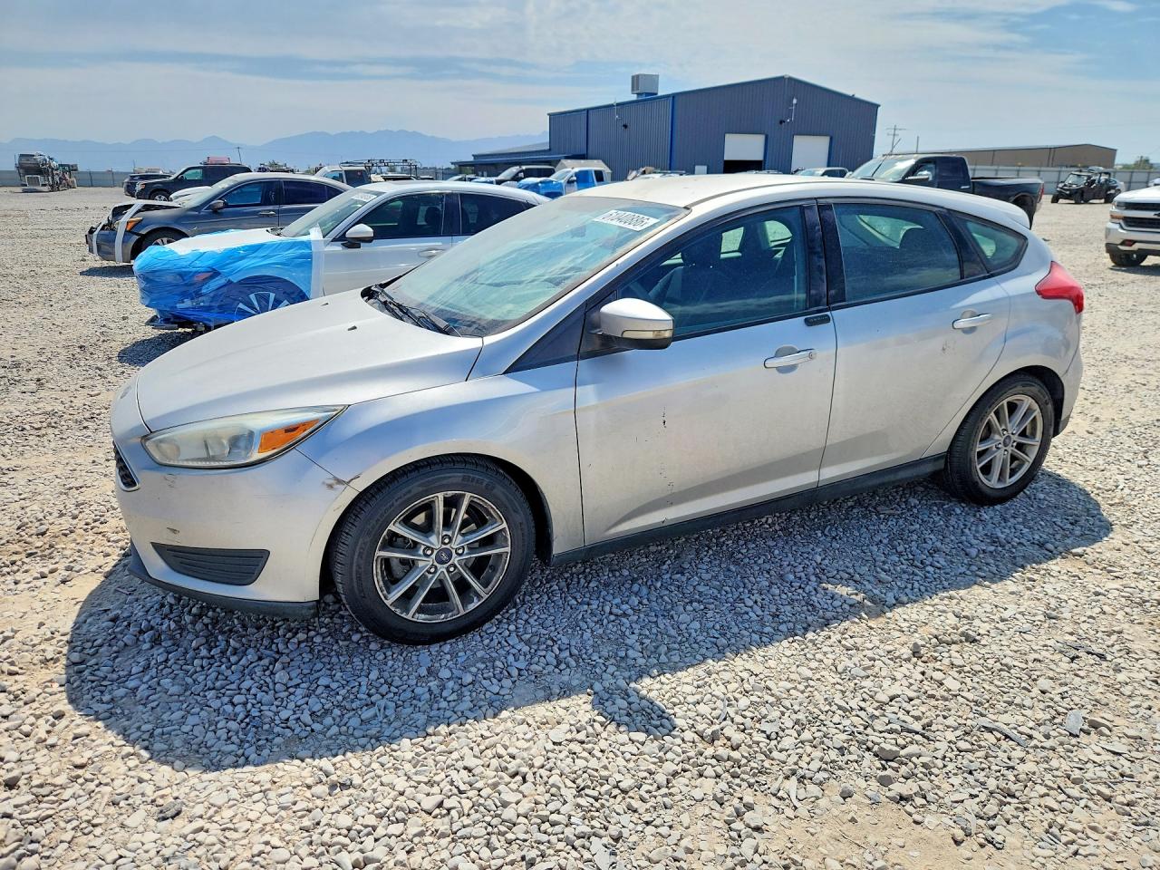 2015 Ford Focus Se Silver vin: 1FADP3K25FL326998