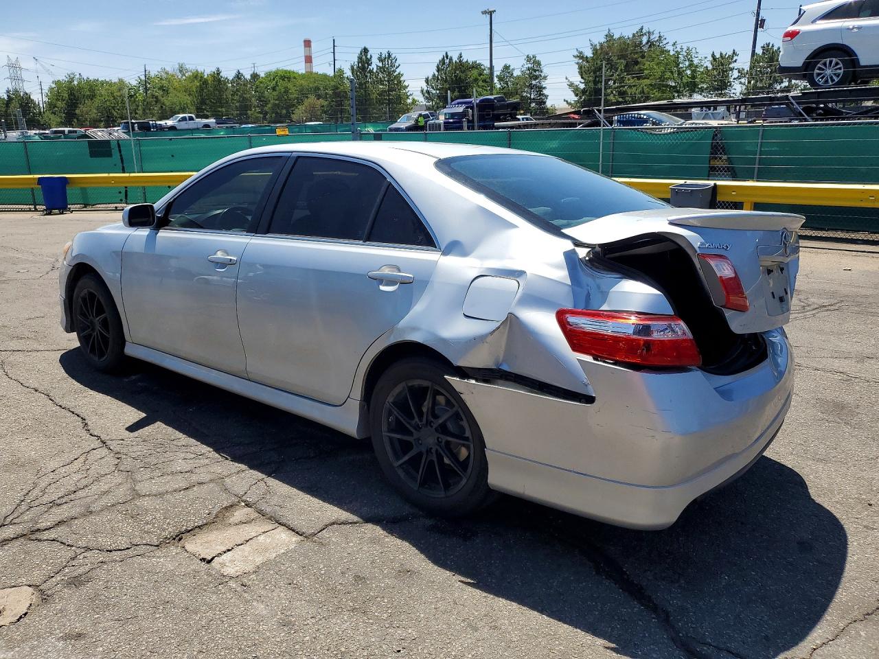 2007 Toyota Camry Se V6 Silver vin: 4T1BK46K37U032328