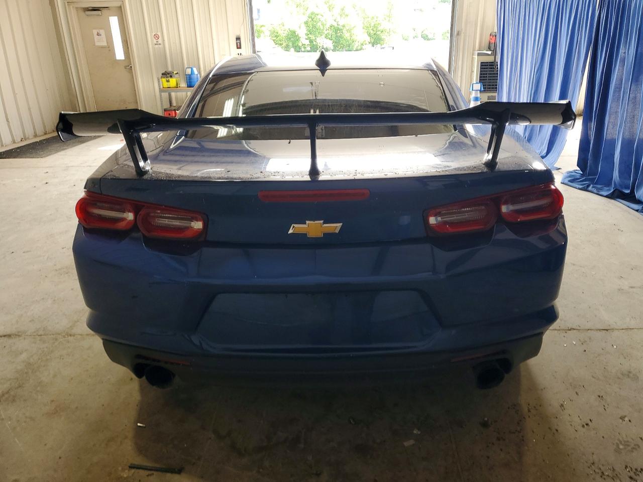 2019 Chevrolet Camaro Ls Синий vin: 1G1FB1RX8K0155384