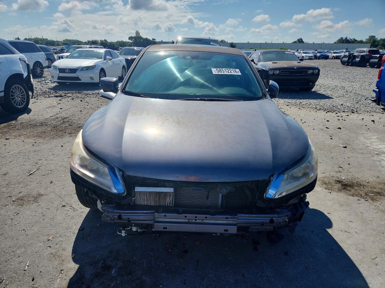 2014 Honda Accord Touring Hybrid Gray vin: 1HGCR6F71EA006984