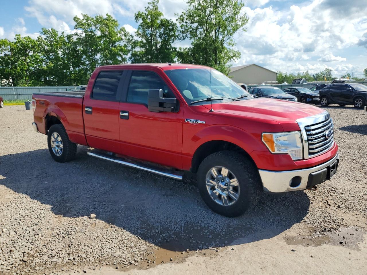 2012 Ford F150 Supercrew Red vin: 1FTFW1EF0CFB66452