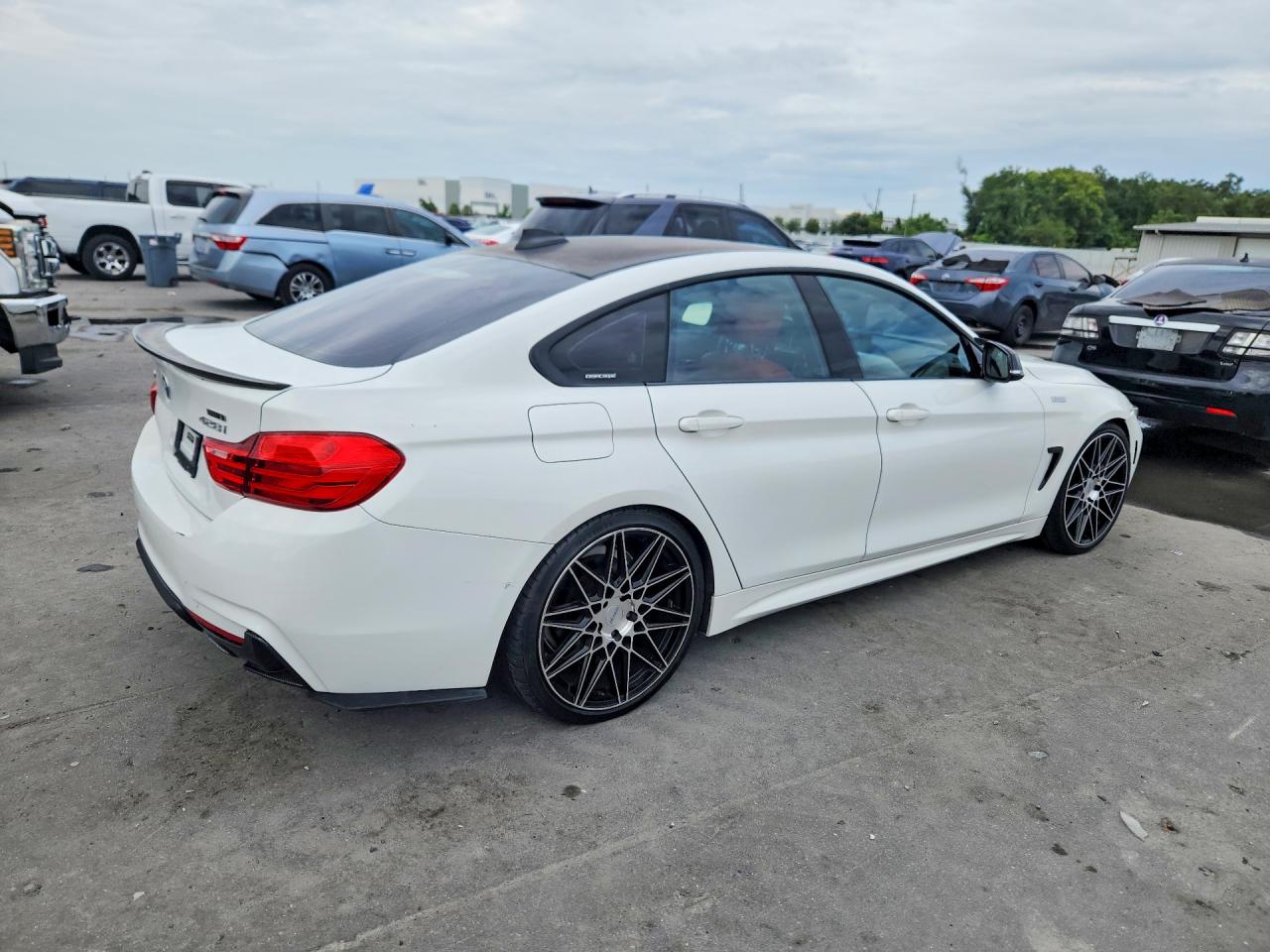 2015 Bmw 428 Xi Gran Coupe White vin: WBA4A7C51FD415339