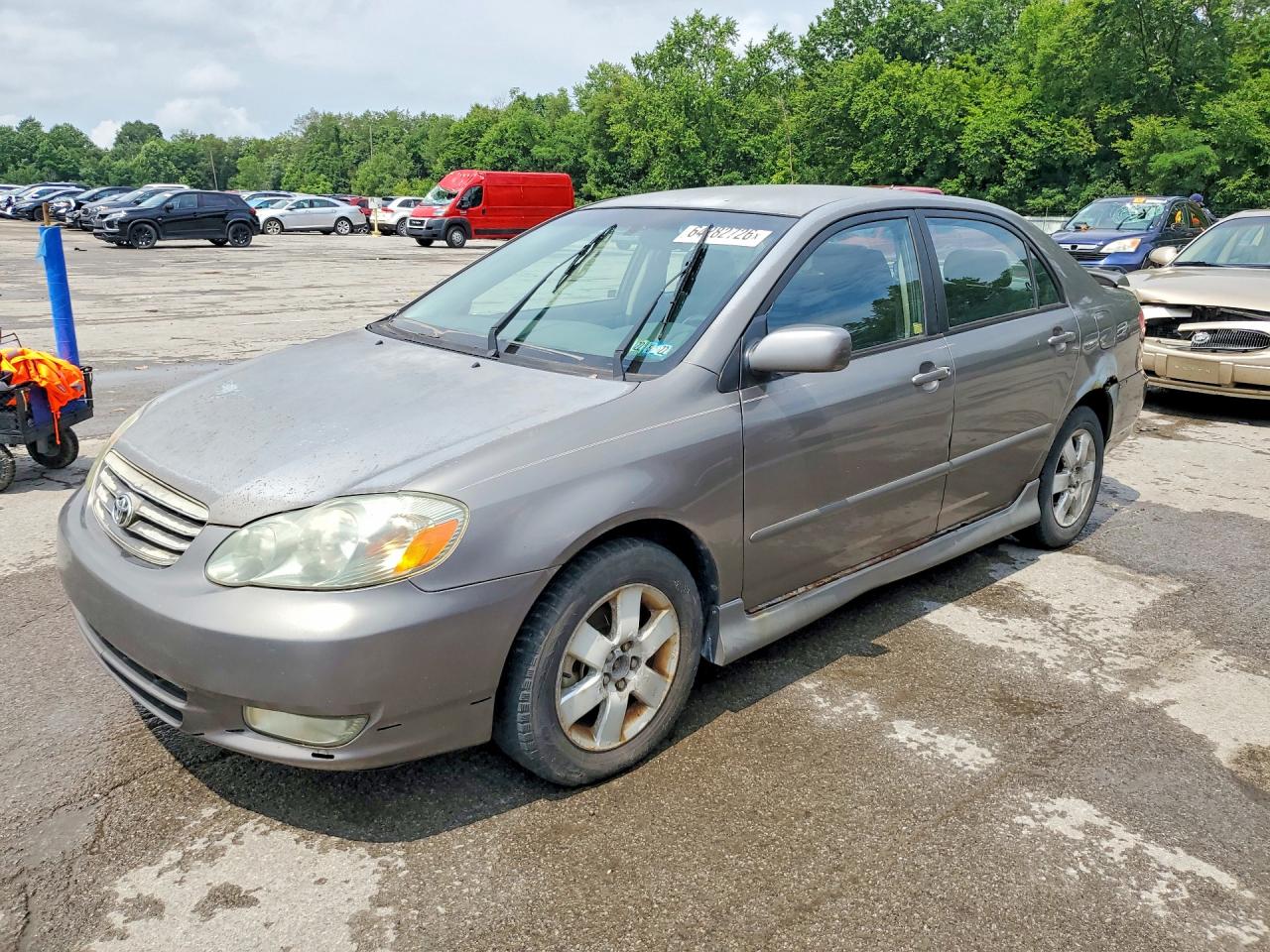 2003 Toyota Corolla S Silver vin: 1NXBR32EX3Z061387