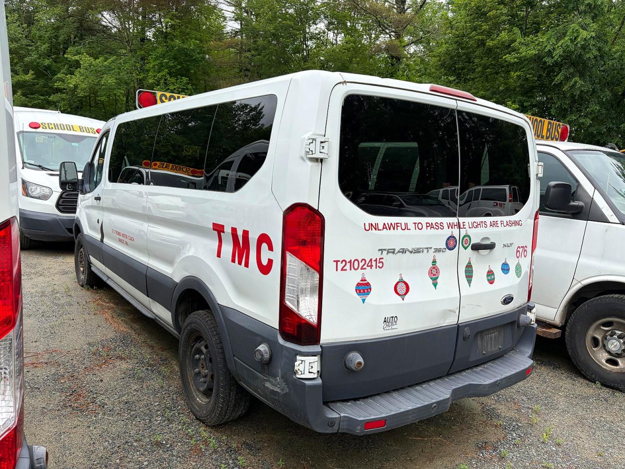 2015 Ford Transit T-350 White vin: 1FBZX2ZM8FKA91962