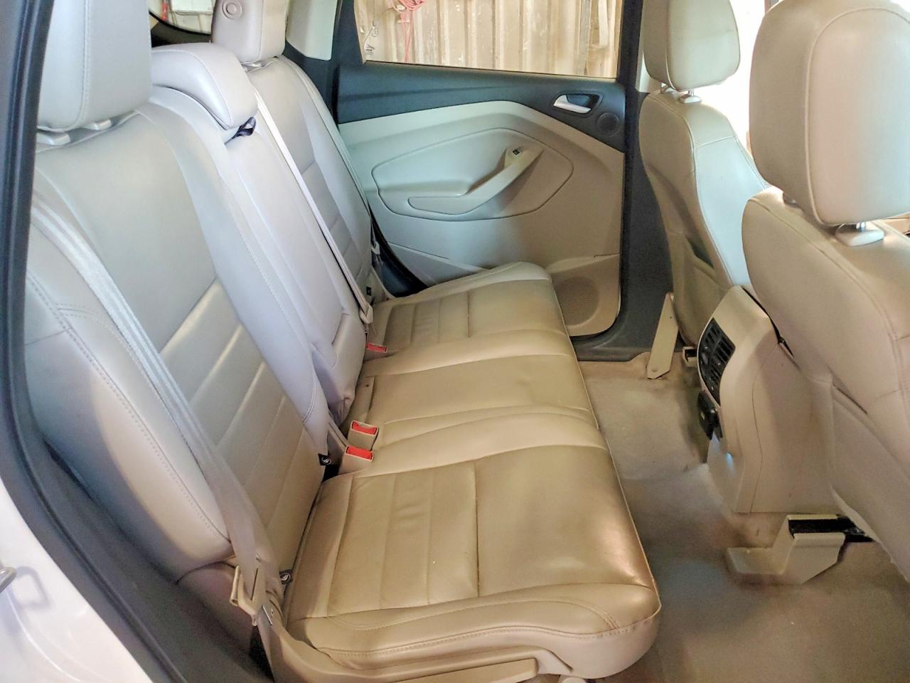 2015 Ford Escape Titanium Белый vin: 1FMCU0JX2FUC24994