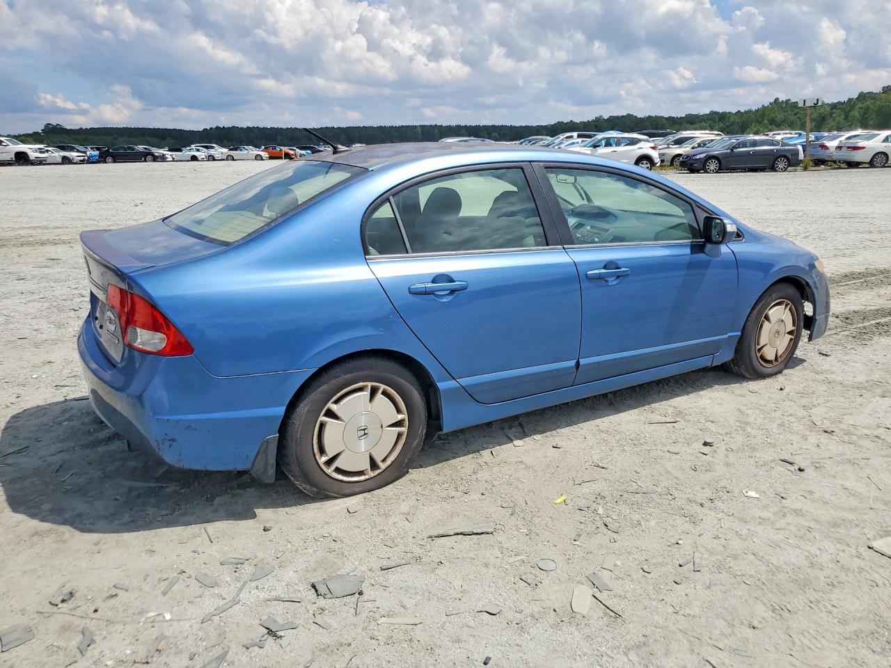 2010 Honda Civic Hybrid Blue vin: JHMFA3F27AS001555