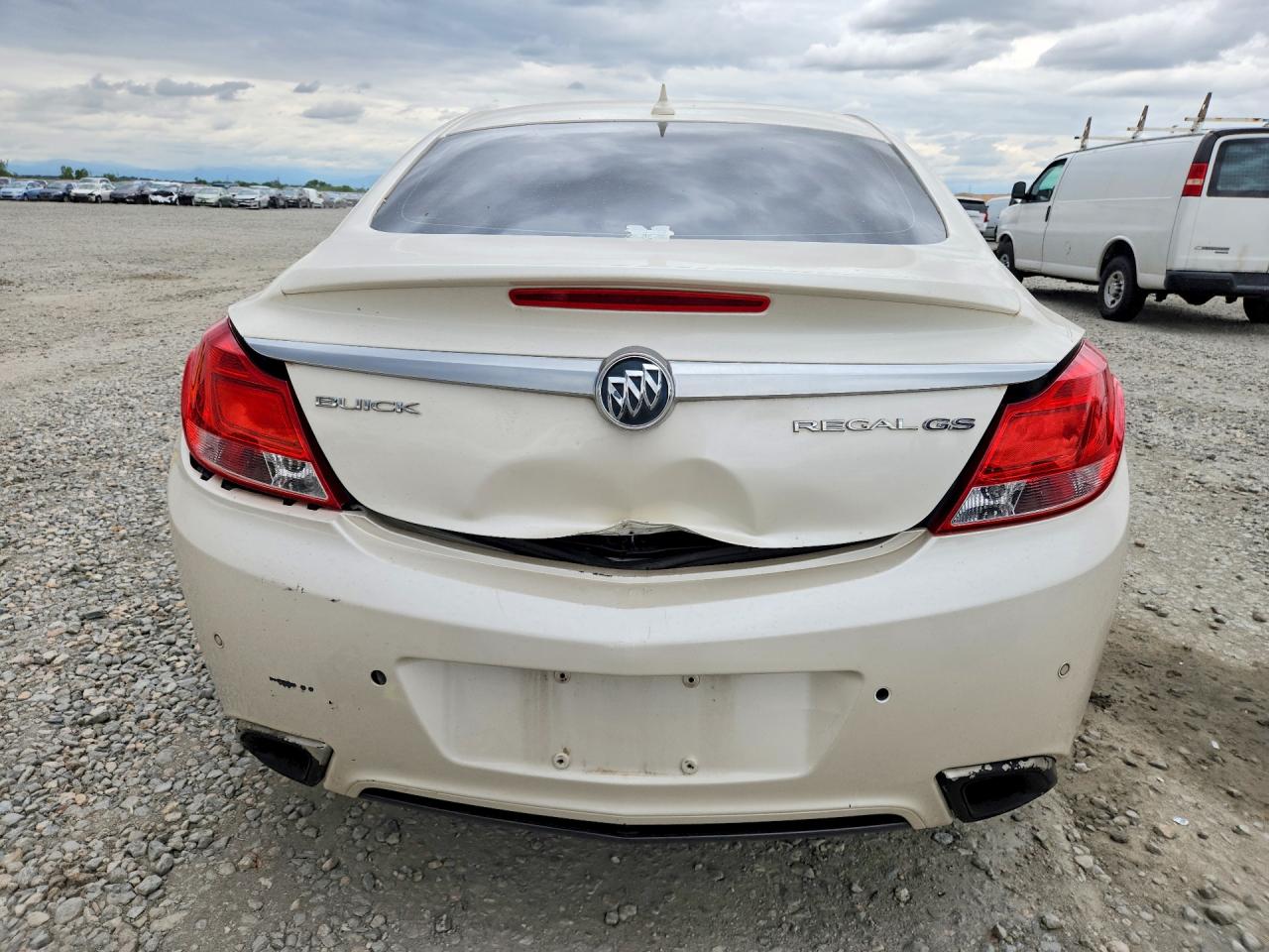 2012 Buick Regal Gs White vin: 2G4GV5GV8C9169834