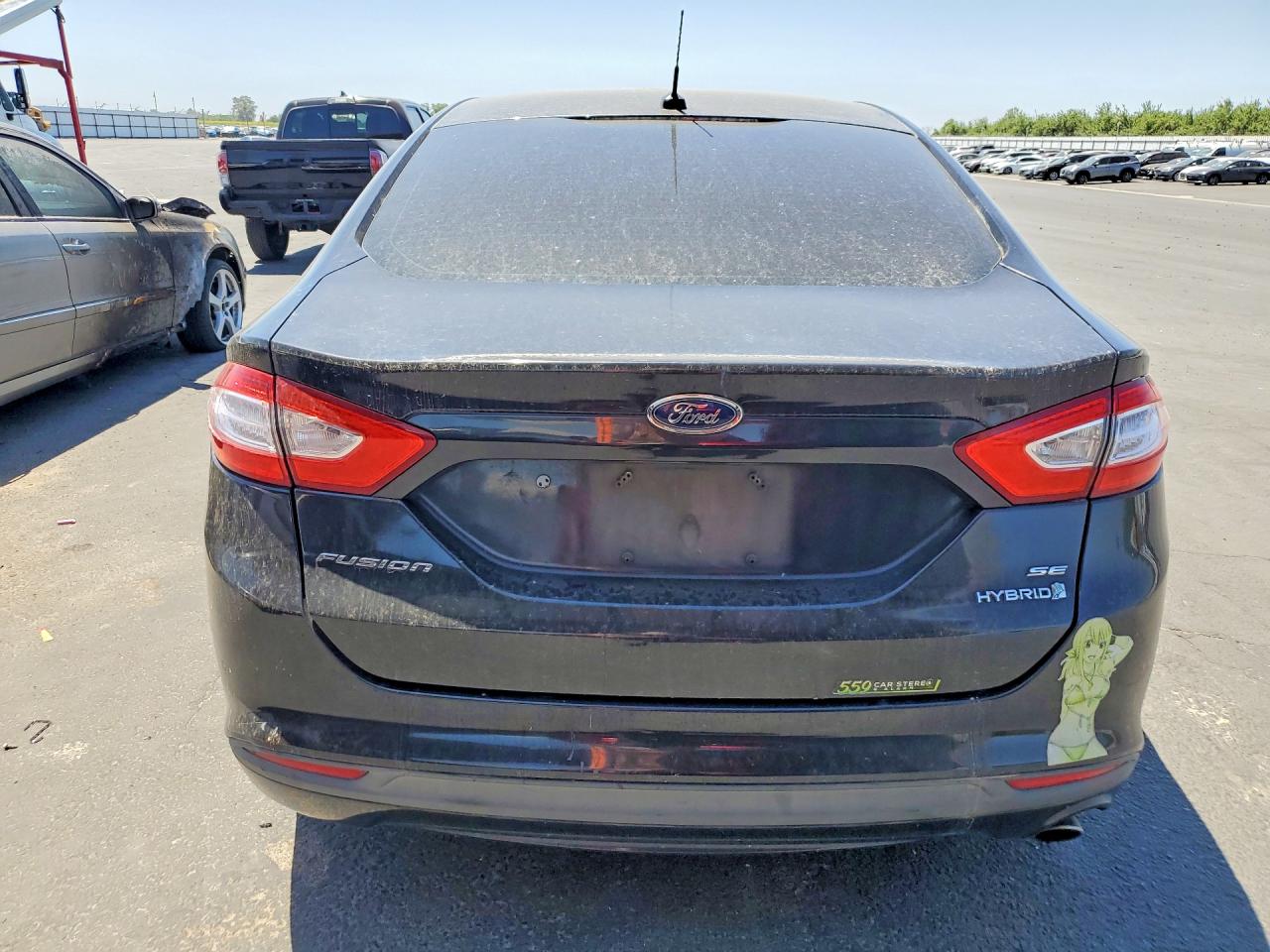 2014 Ford Fusion Se Hybrid Charcoal vin: 3FA6P0LUXER398738