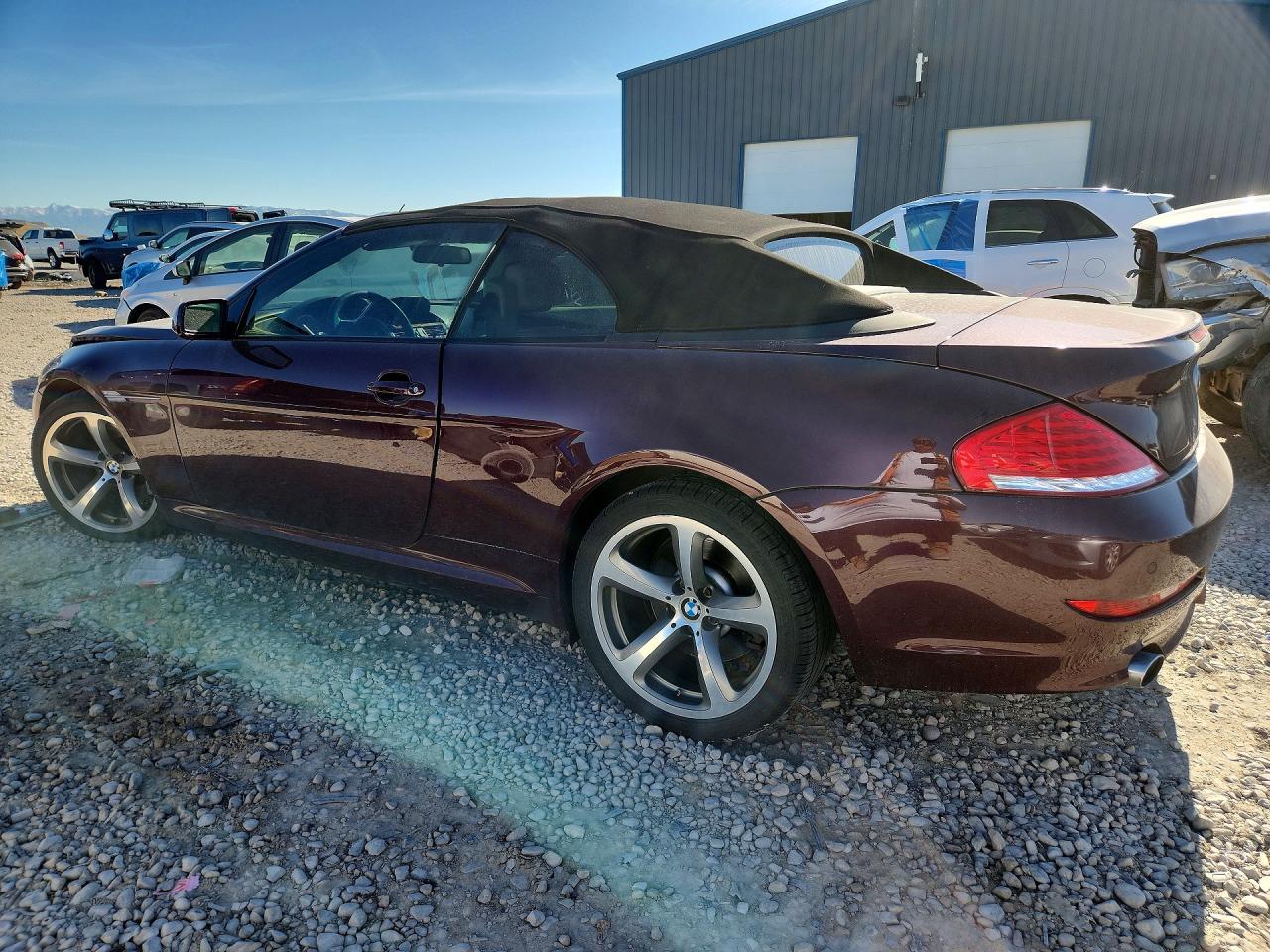 2008 Bmw 650 I Burgundy vin: WBAEB53548CX61142