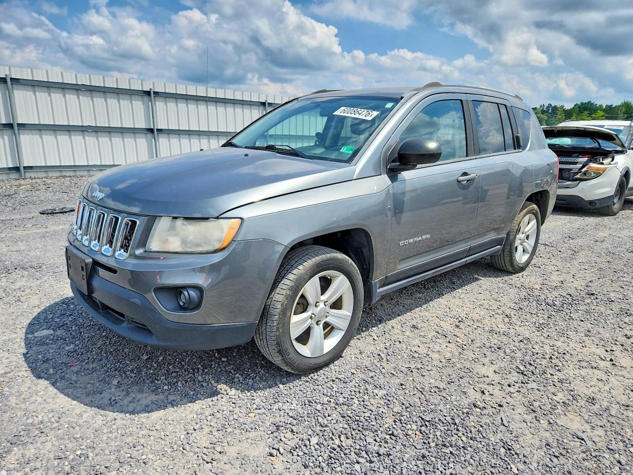 2012 Jeep Compass Sport Gray vin: 1C4NJDBB1CD632334