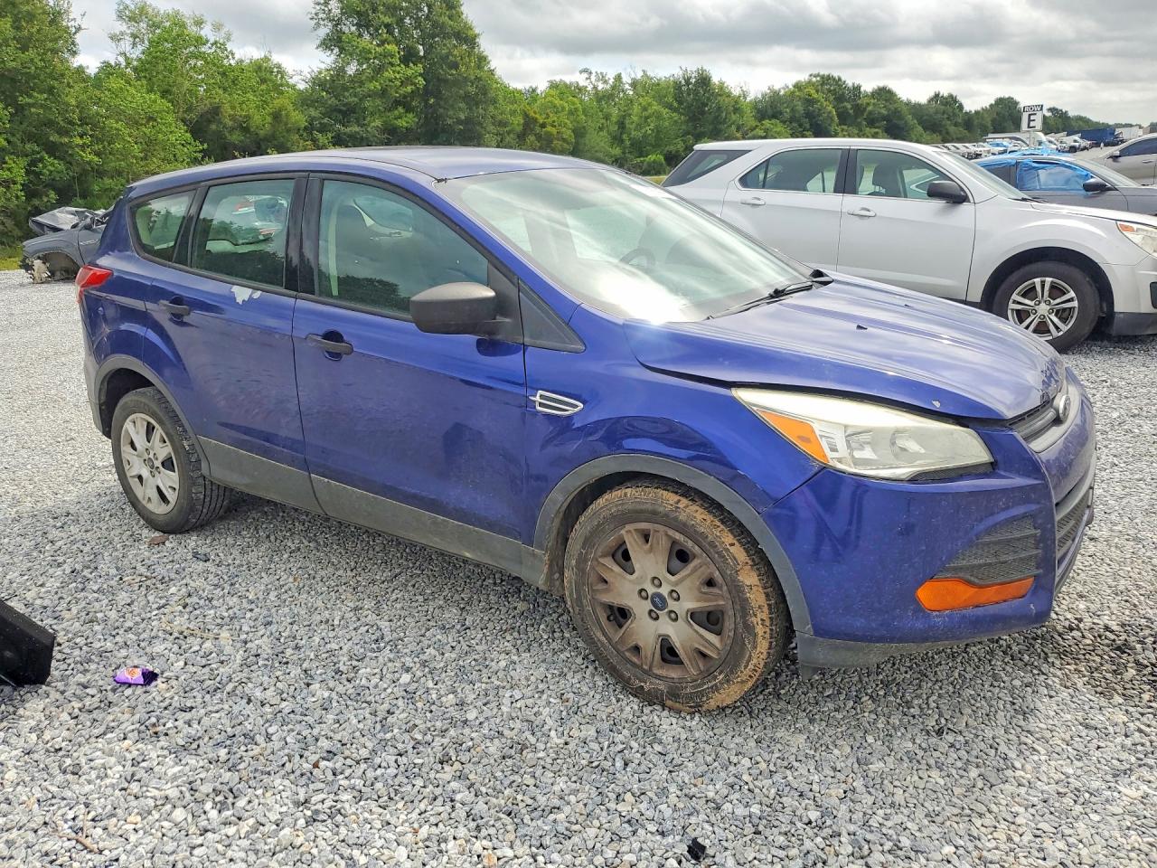 2016 Ford Escape S Blue vin: 1FMCU0F74GUC05423