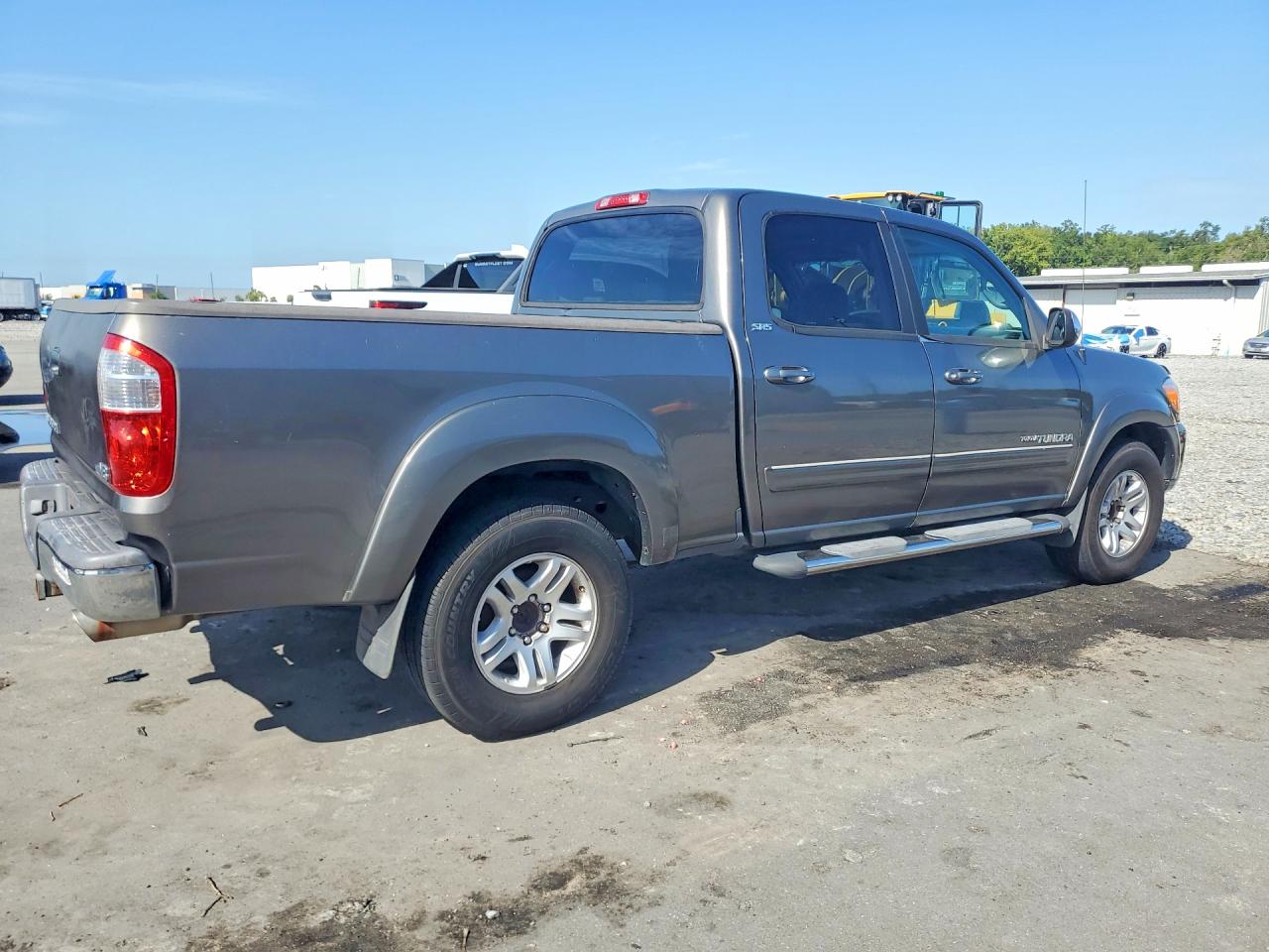 2006 Toyota Tundra Double Cab Sr5 Silver vin: 5TBET34186S550059
