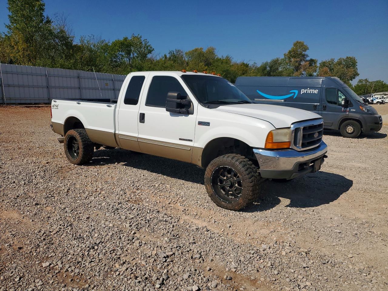2000 Ford F350 Srw Super Duty White vin: 1FTSX31F5YEB43291