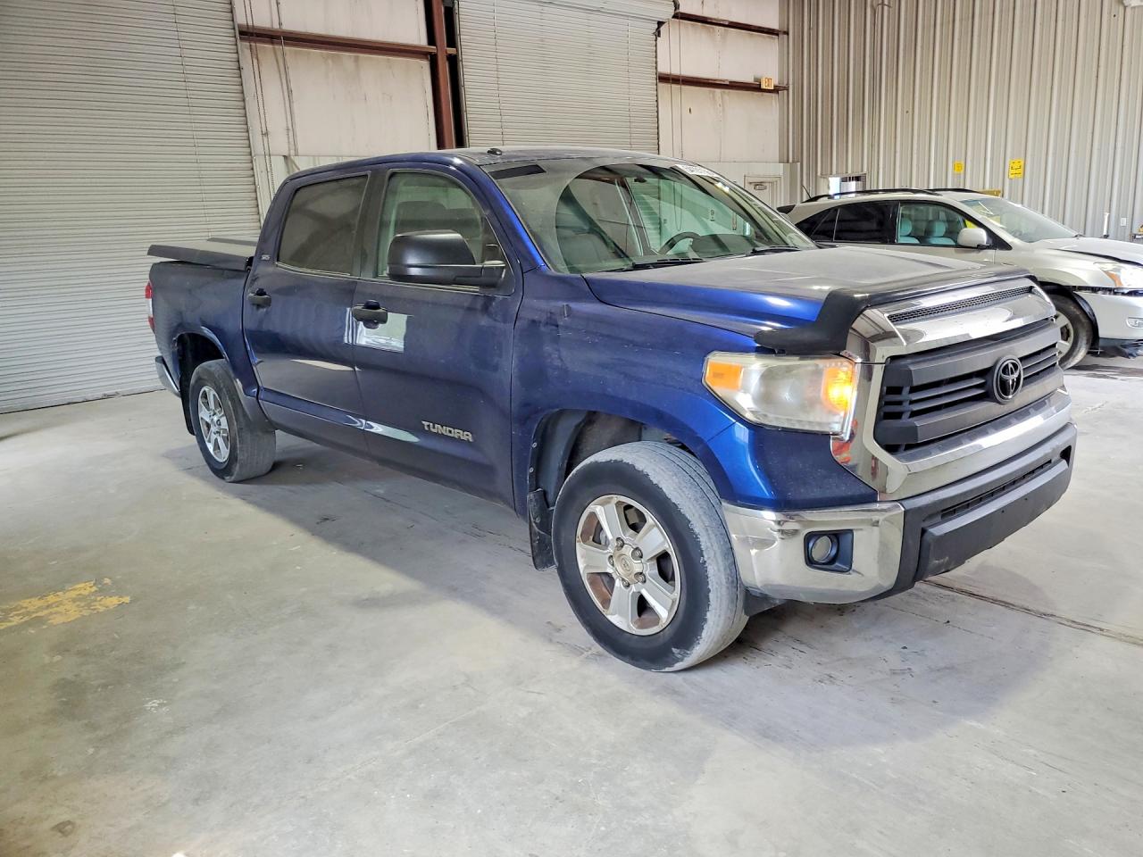 2014 Toyota Tundra Crewmax Sr5 Blue vin: 5TFEM5F15EX068798