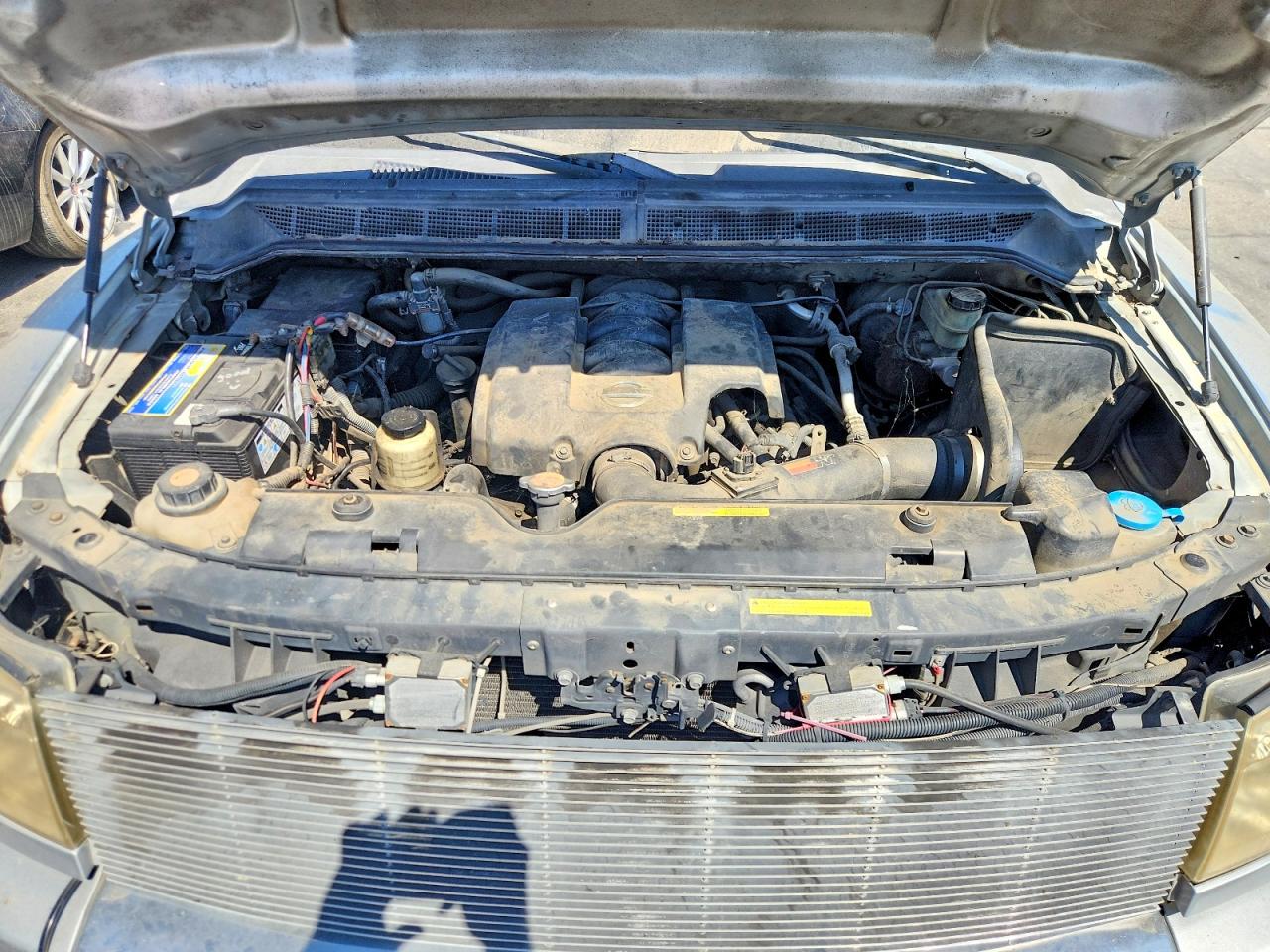 2004 Nissan Titan Xe Silver vin: 1N6AA06A64N526785