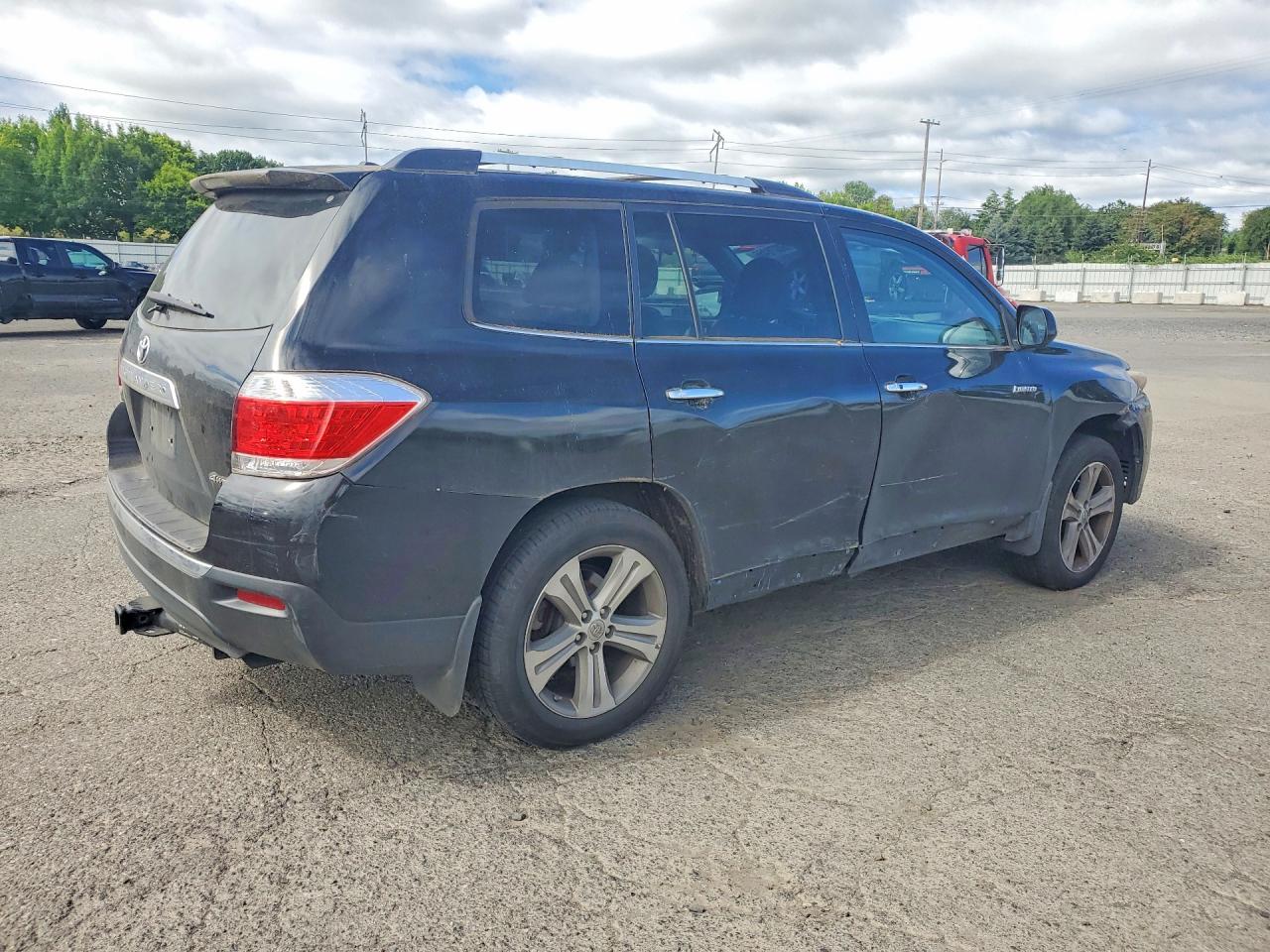 2011 Toyota Highlander Limited Black vin: 5TDDK3EH9BS085254