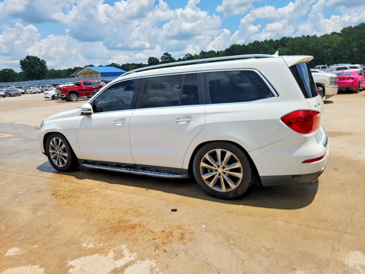 2014 Mercedes-benz Gl 450 4matic White vin: 4JGDF7CE2EA421702