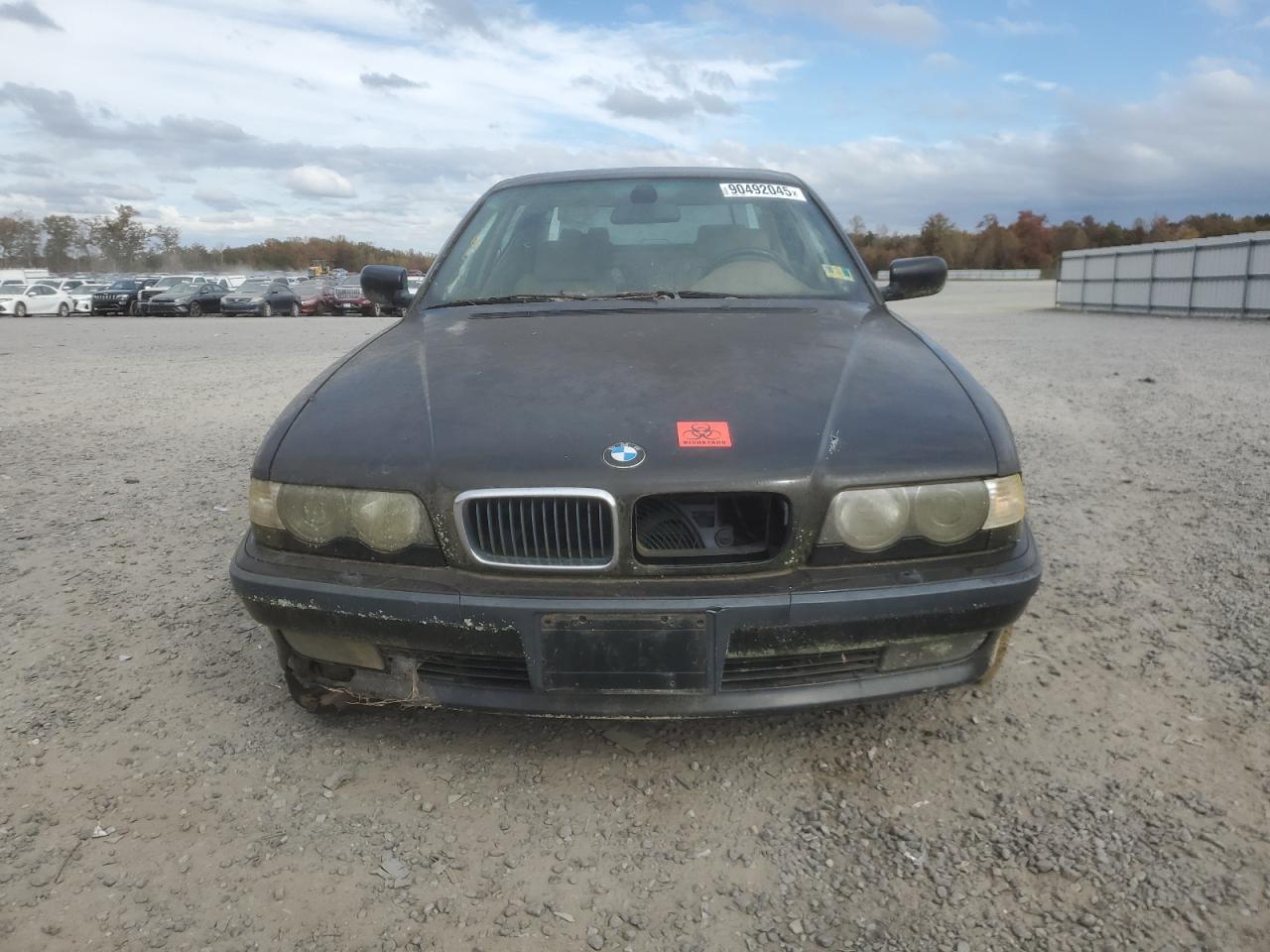 2001 Bmw 740 Il Black vin: WBAGH834X1DP33913