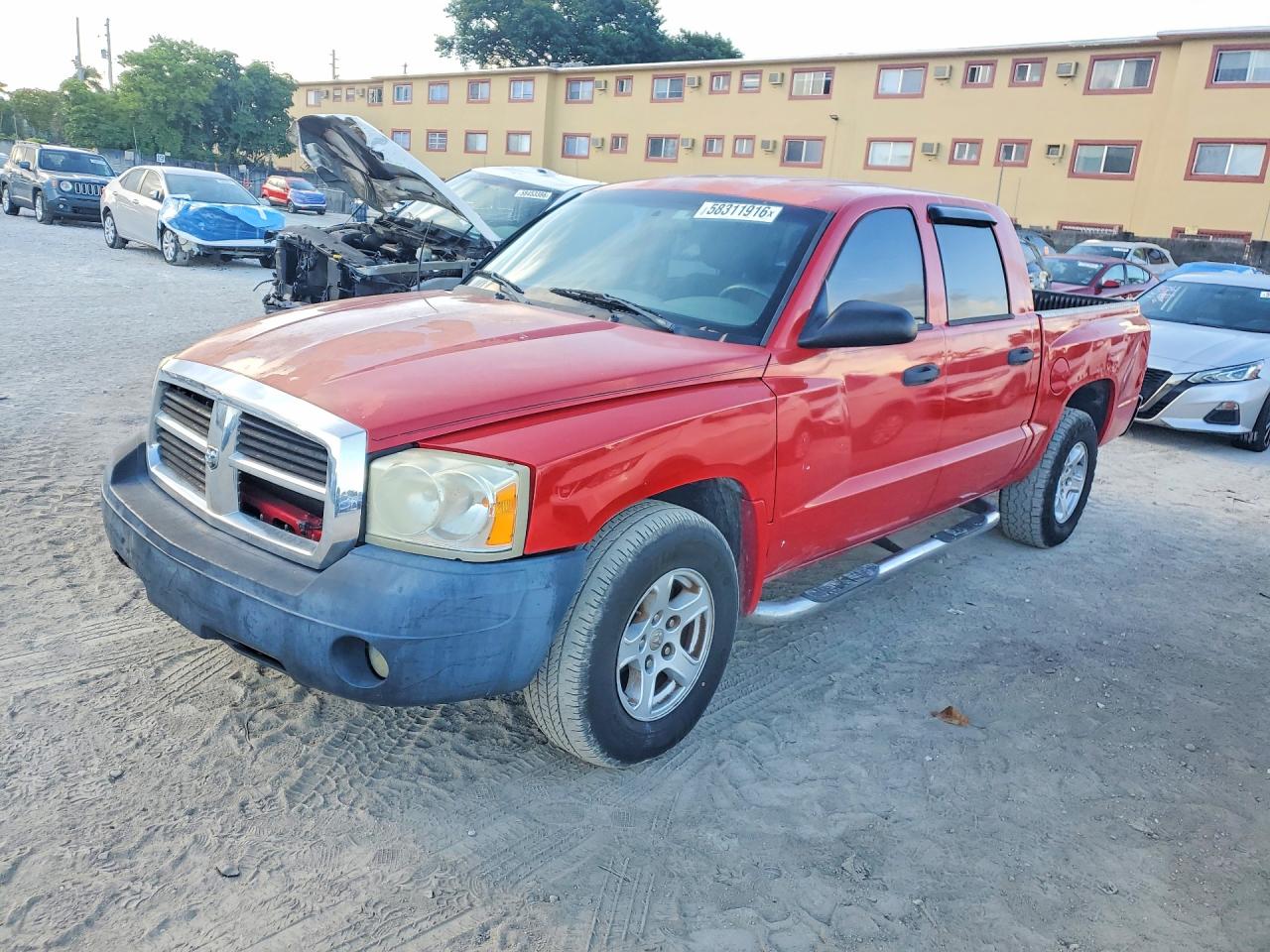 2006 Dodge Dakota Slt Red vin: 1D7HE48K26S666104