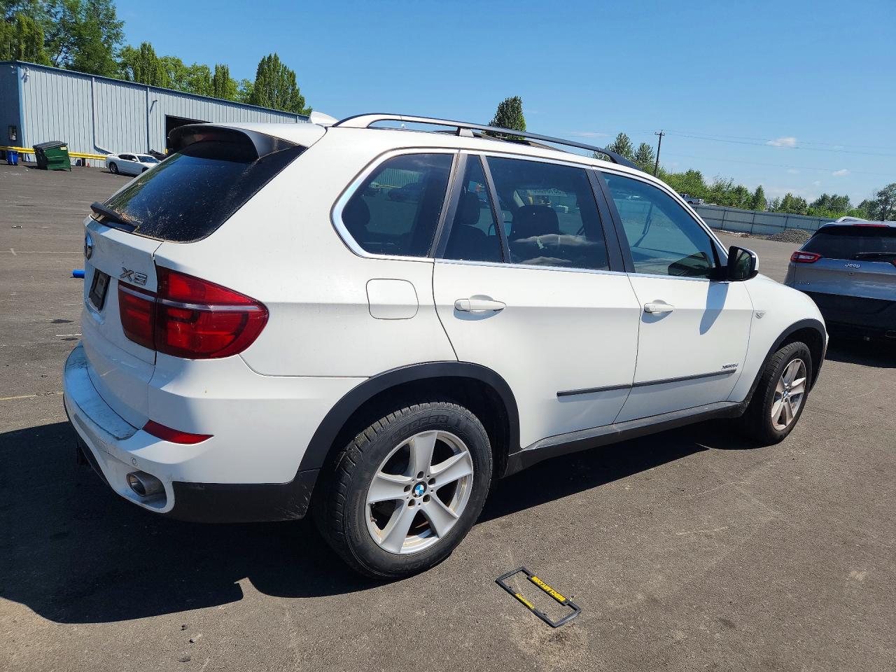 2013 Bmw X5 Xdrive35d White vin: 5UXZW0C59D0B92717