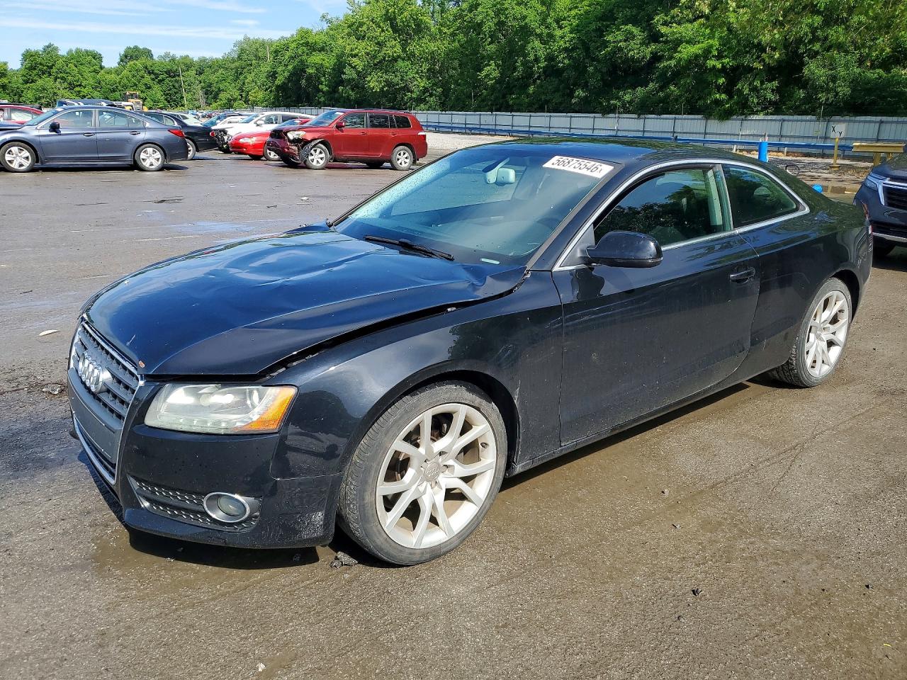 2012 Audi A5 Premium Plus Black vin: WAULFAFR8CA017101