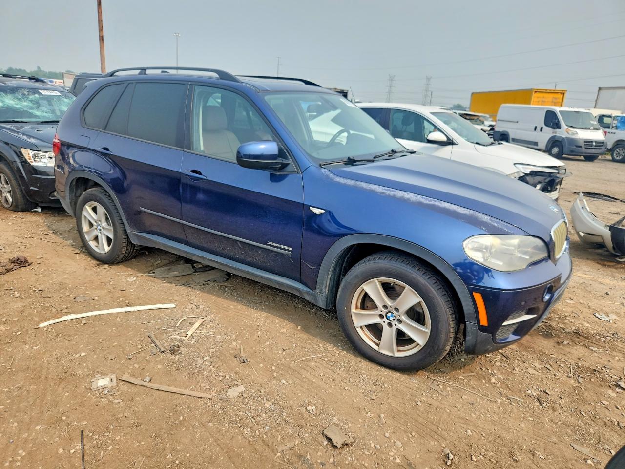 2012 Bmw X5 Xdrive35d Blue vin: 5UXZW0C53CL667630