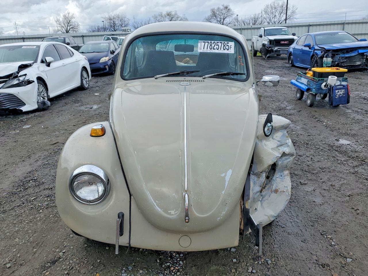 1969 Volkswagen Beetle Cream vin: 119010234