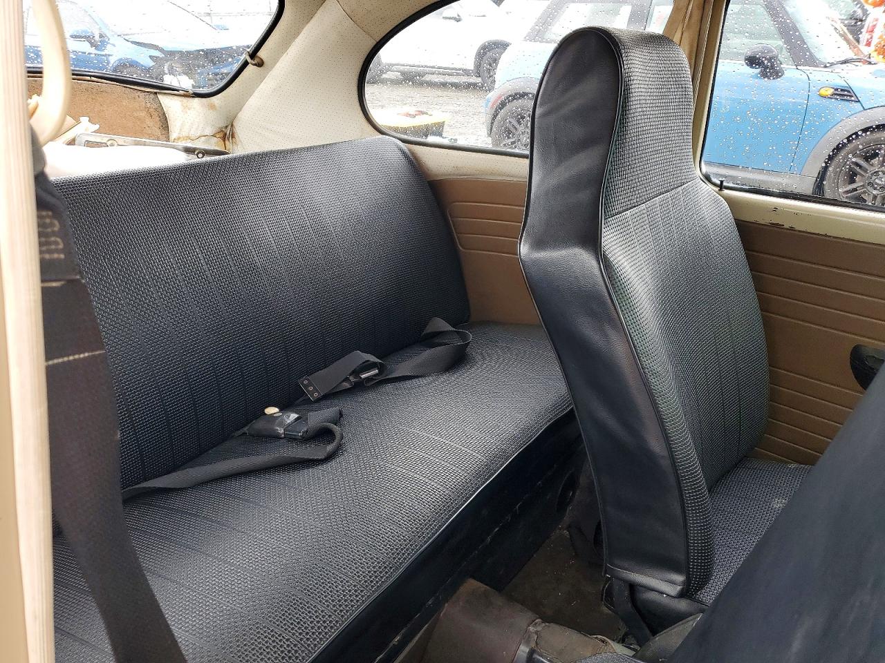 1969 Volkswagen Beetle Cream vin: 119010234