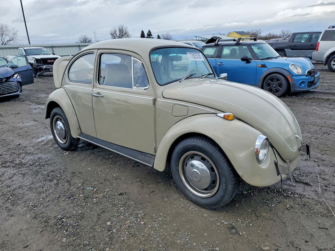 1969 Volkswagen Beetle Cream vin: 119010234