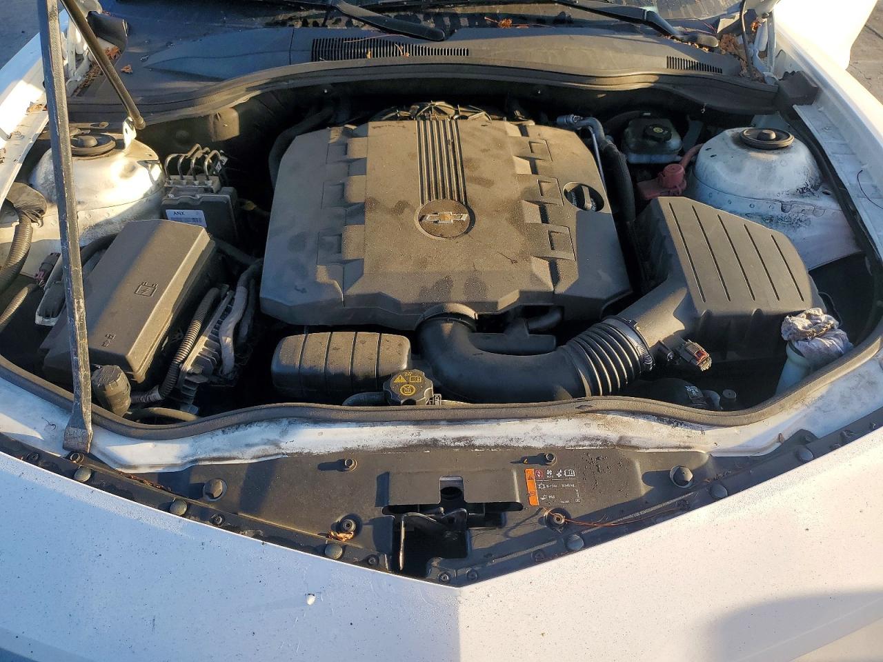 2012 Chevrolet Camaro Lt White vin: 2G1FC1E39C9195691