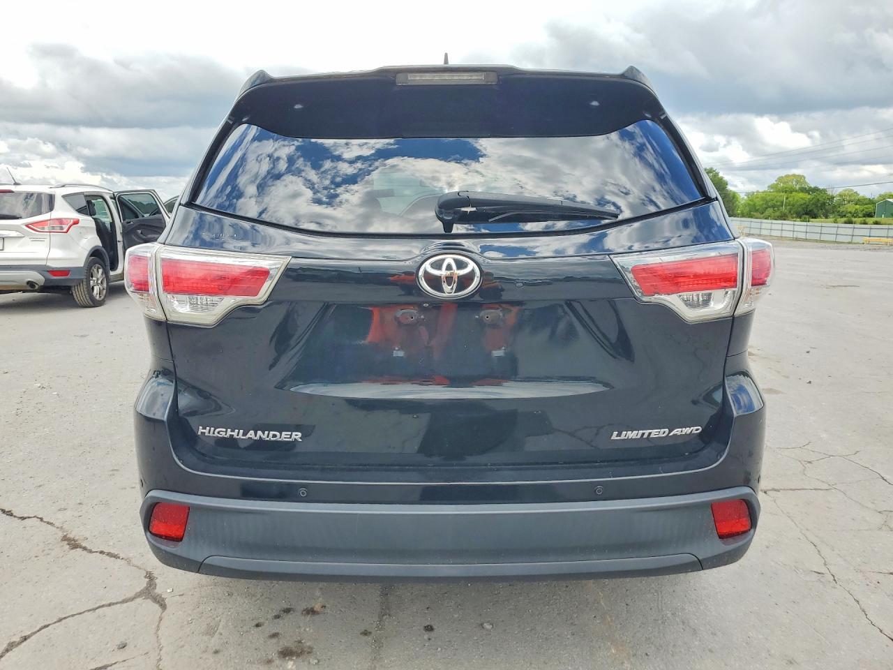 2014 Toyota Highlander Limited Black vin: 5TDDKRFH9ES028431