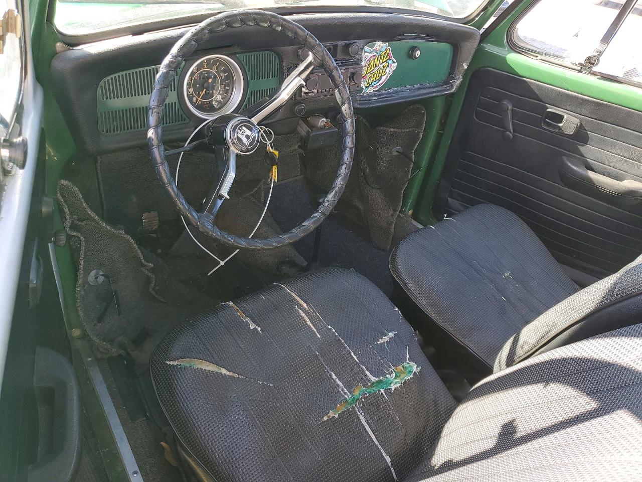 1969 Volkswagen Beetle Green vin: 1191010416
